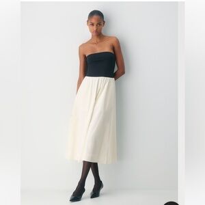 Aritzia Barbaton fluid poplin and contour midi dress size L excellent condition